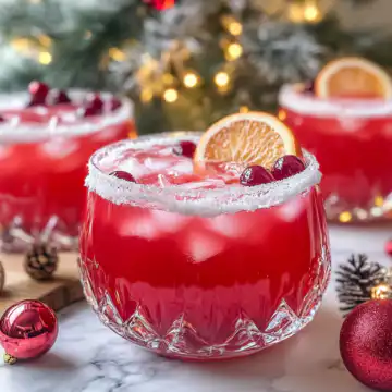 Non Alcoholic Christmas Punch taken with iphone 15 pro max --iw 2 --ar 4:5 --v 6.1 --raw