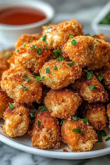 Oven Baked Chicken Bites Recipe taken with iphone 15 pro max --iw 2 --ar 4:5 --v 6.1 --raw