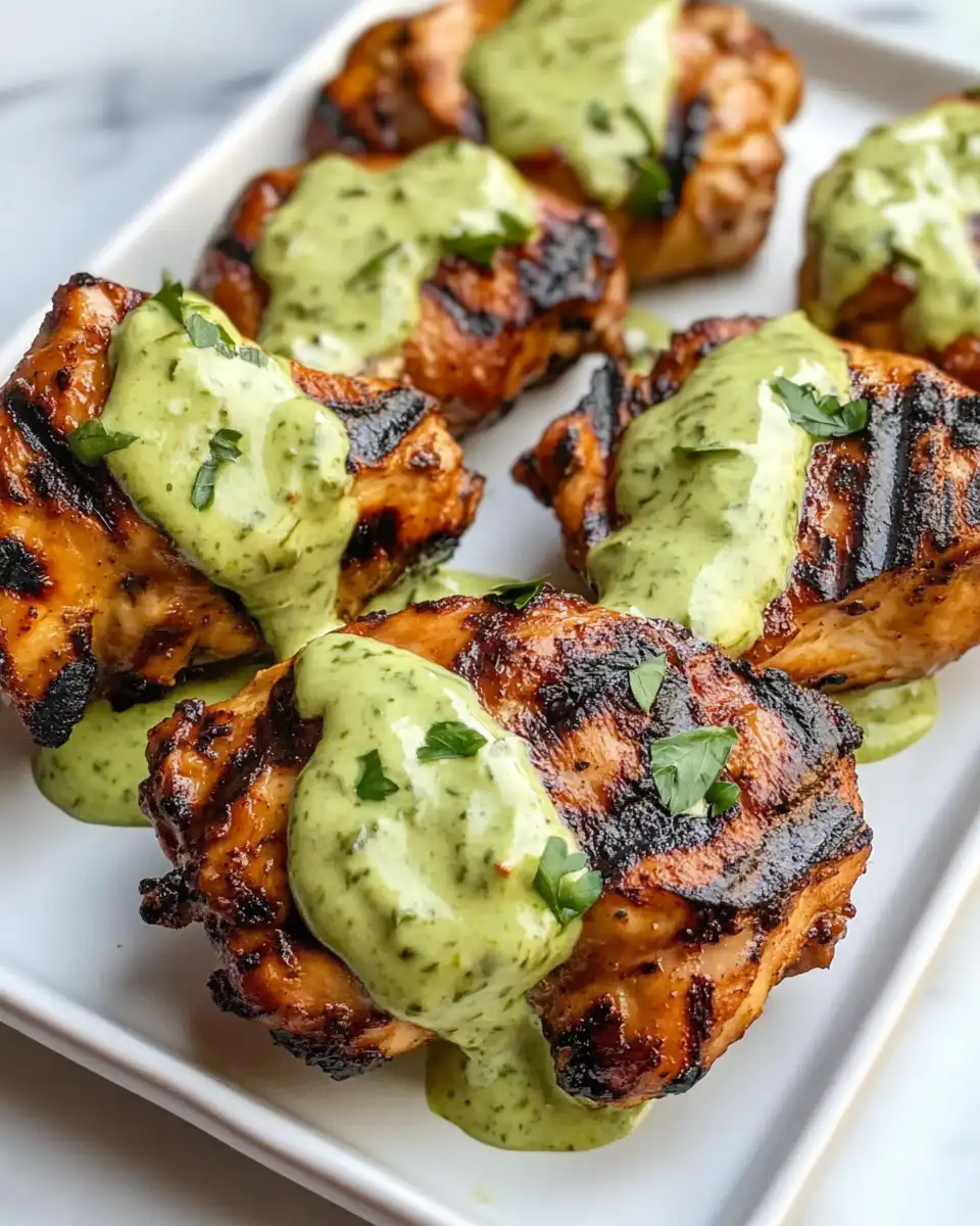 Ingredients for Peruvian grilled chicken and creamy green sauce