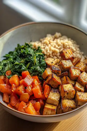 Plant Based Dinners In Under 30 Minutes taken with iphone 15 pro max --iw 2 --ar 4:5 --v 6.1 --raw