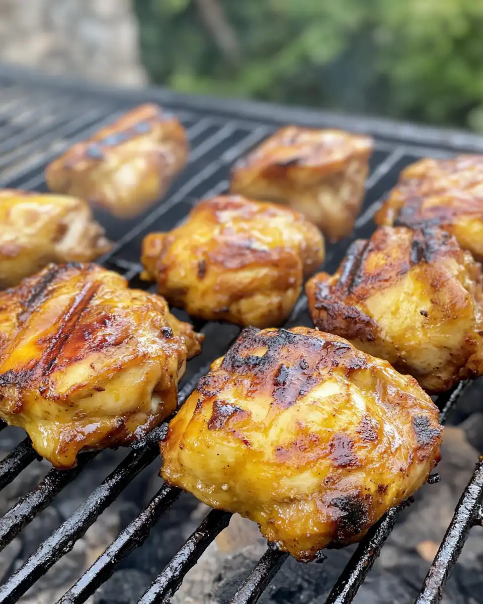 Pollo asado marinating in bowl with red achiote spice coating