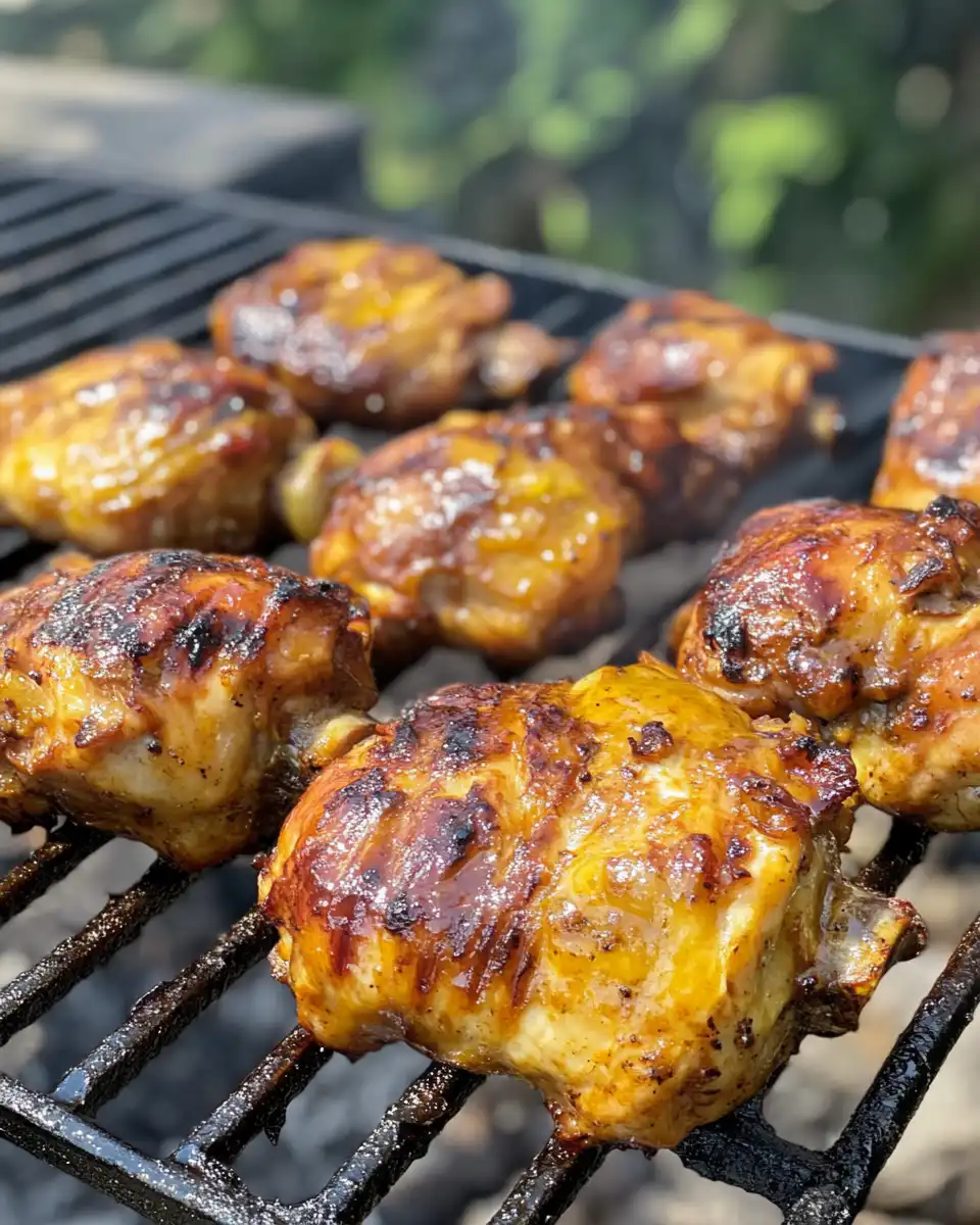 Close-up of pressure cooker with juicy chicken cooking inside