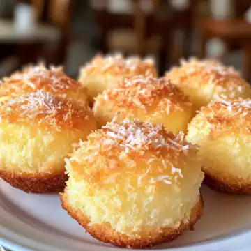 Portuguese Coconut Cakes taken with iphone 15 pro max --iw 2 --ar 4:5 --v 6.1 --raw
