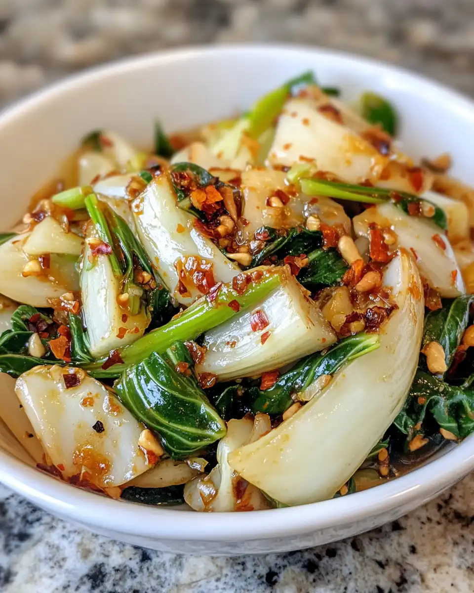 Quick bok choy cooking with flavorful steam cues