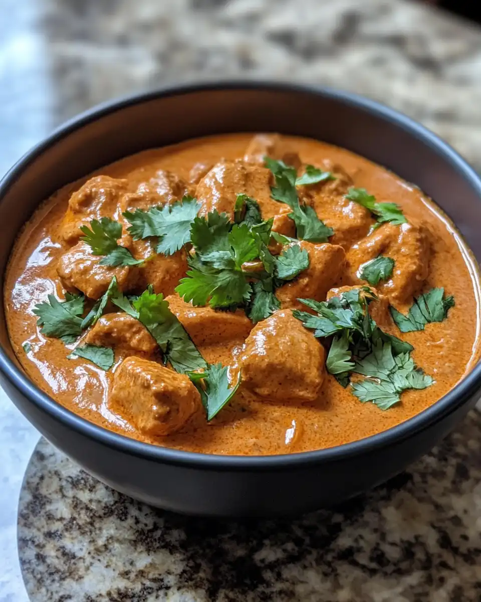 Browning chicken pieces in pressure cooker pot for Butter ChickenNagi