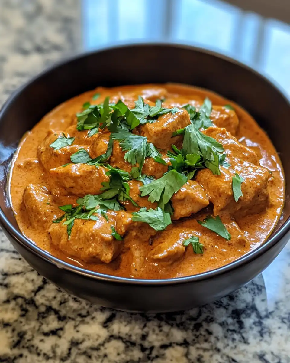 Close-up of sealing ring on pressure cooker for butter chicken recipe