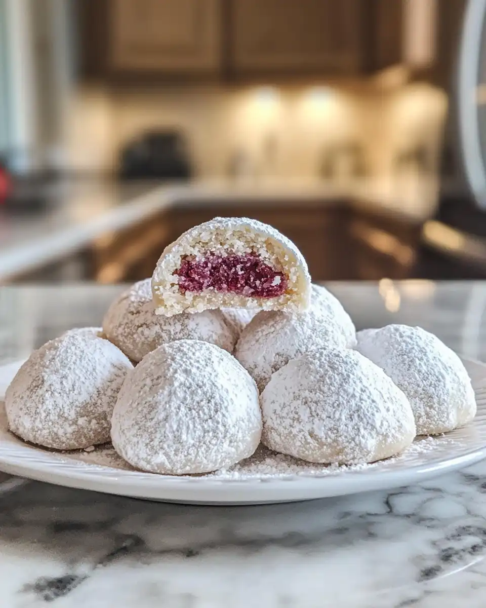 Grinding sliced almonds finely for snowball cookies