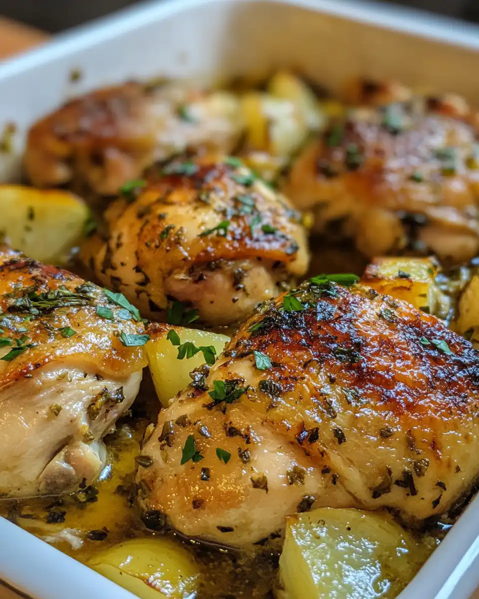 Golden roasted French garlic chicken fresh from pressure cooker