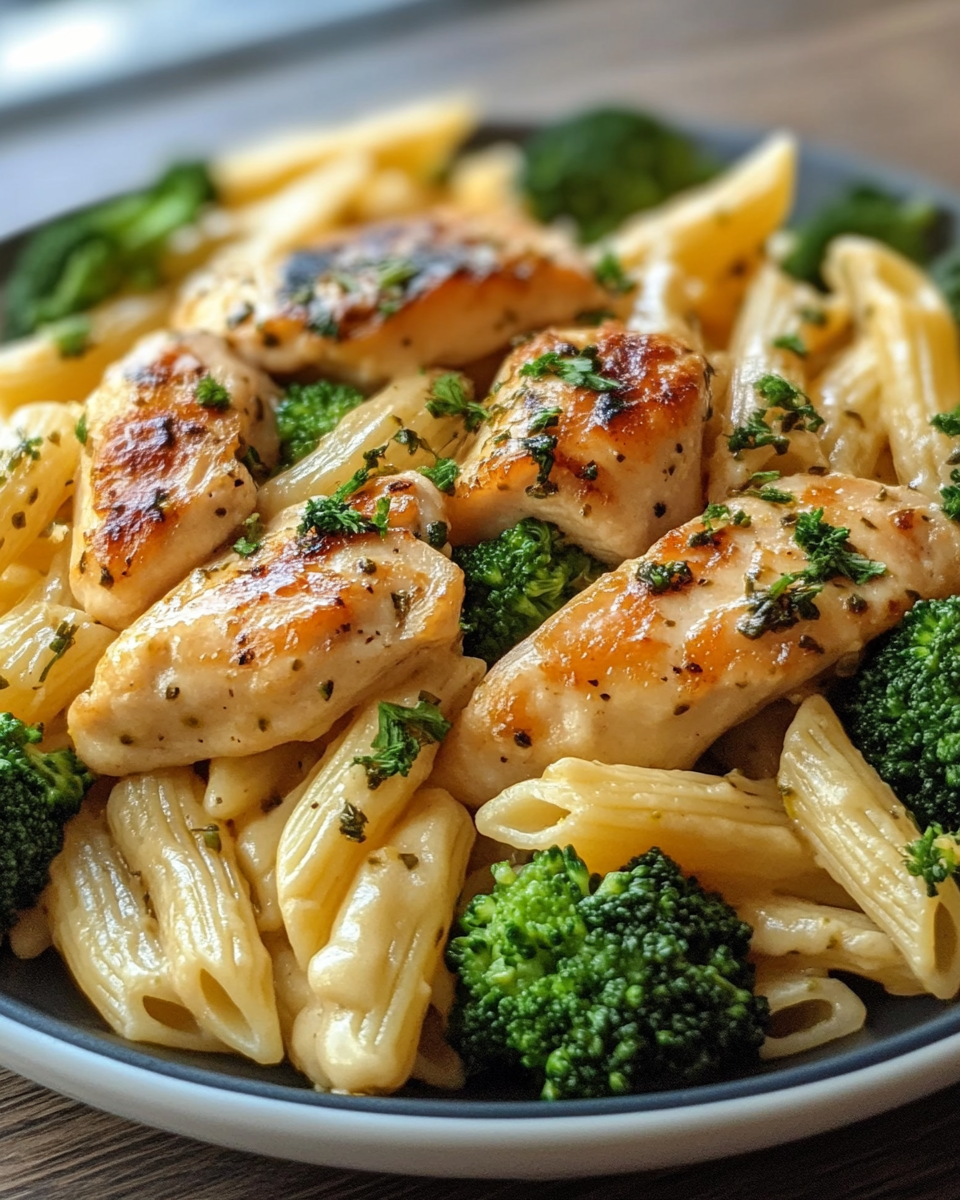 Ingredients for rotisserie chicken broccoli pasta including frozen broccoli, seasonings, and cheeses