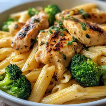Rotisserie Chicken Broccoli Pasta taken with iphone 15 pro max --iw 2 --ar 4:5 --v 6.1 --raw