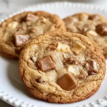 Salted Caramel Cookie Recipe taken with iphone 15 pro max --iw 2 --ar 4:5 --v 6.1 --raw