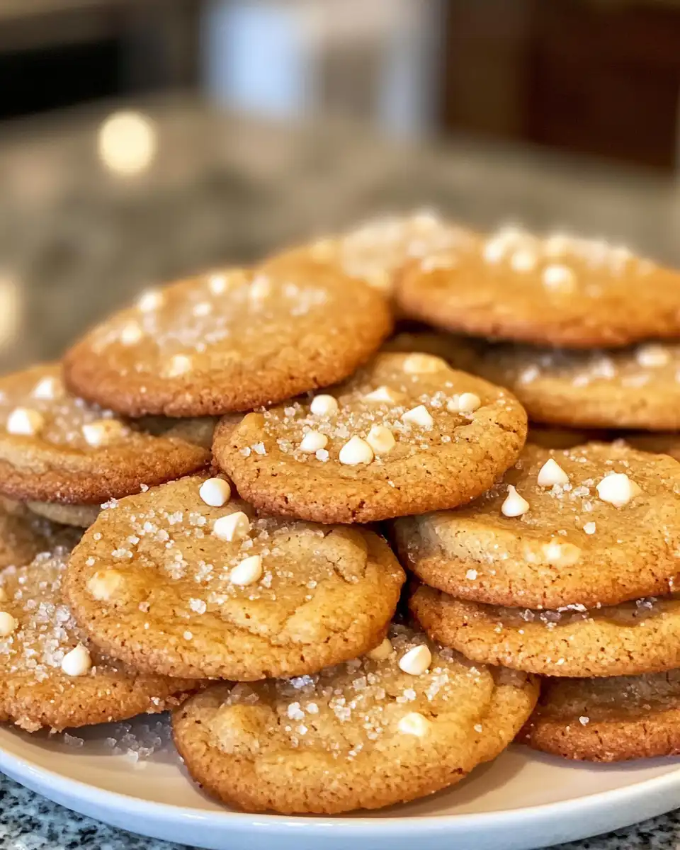 Ingredients laid out including flour, brown sugar, honey, and spices for salted honey cookies