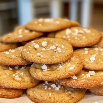 Salted Honey Cookies Recipe taken with iphone 15 pro max --iw 2 --ar 4:5 --v 6.1 --raw
