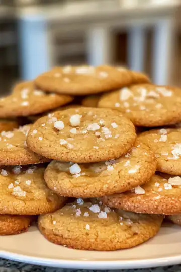 Salted Honey Cookies Recipe taken with iphone 15 pro max --iw 2 --ar 4:5 --v 6.1 --raw