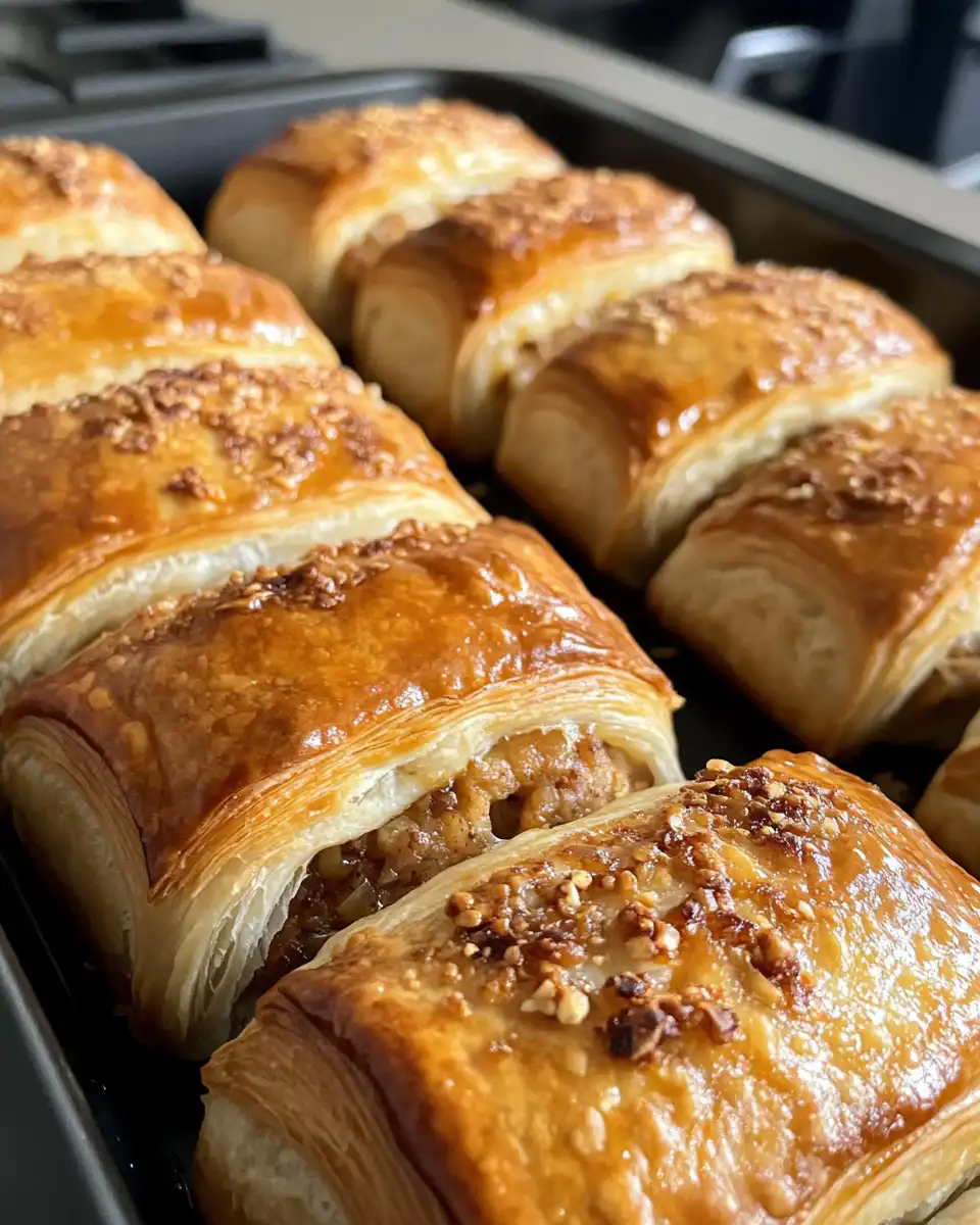 Fresh ingredients for flaky herb crust and caramelized onions