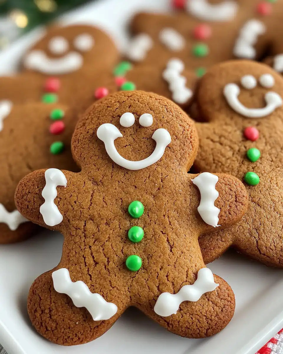 Ingredients and dough preparation for pressure cooker gingerbread men cookies