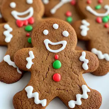 Soft Chewy Gingerbread Men Cookies taken with iphone 15 pro max --iw 2 --ar 4:5 --v 6.1 --raw
