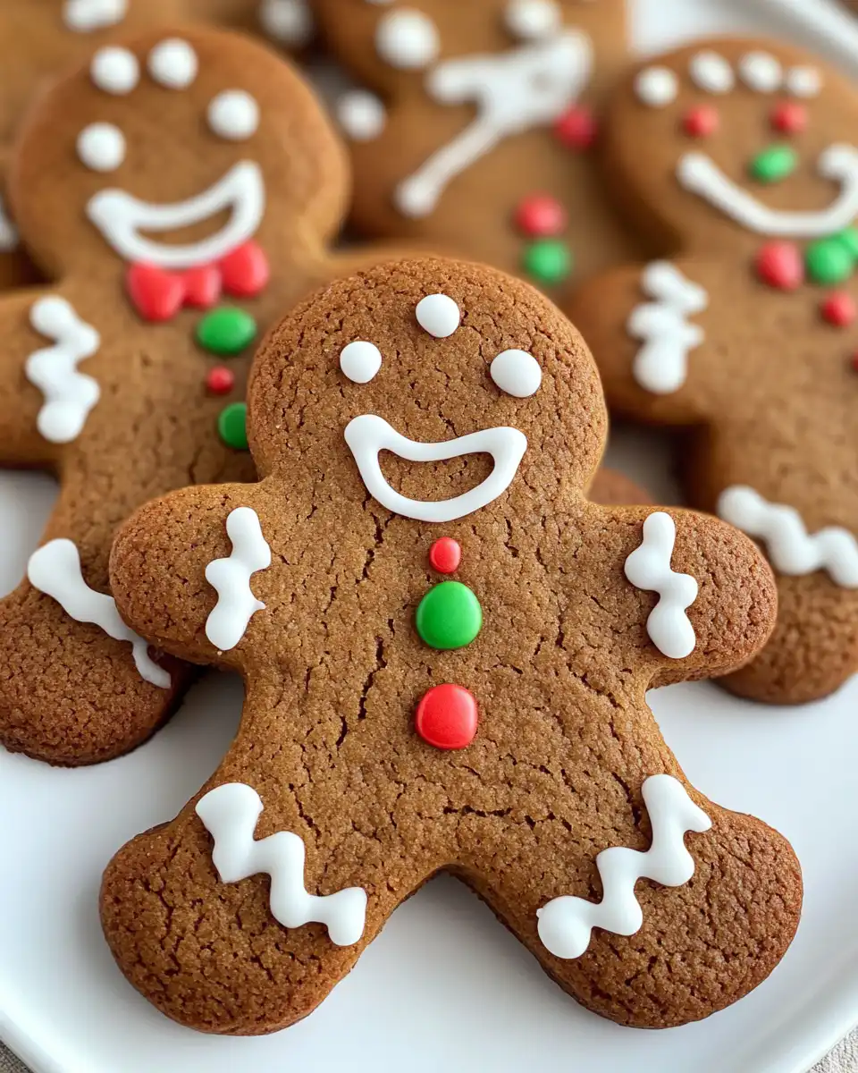 Soft and chewy gingerbread men cookies fresh from pressure cooker