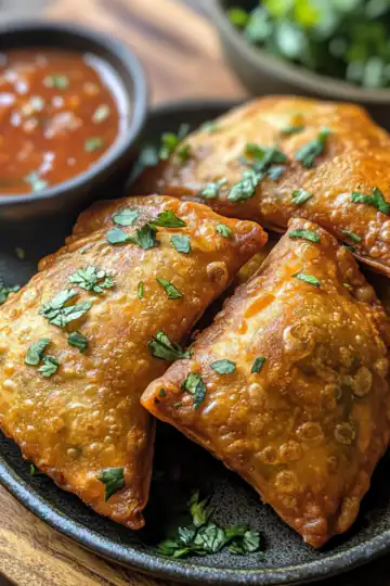 Spiced Samosa Patties Gluten Free Vegan Recipe taken with iphone 15 pro max --iw 2 --ar 4:5 --v 6.1 --raw