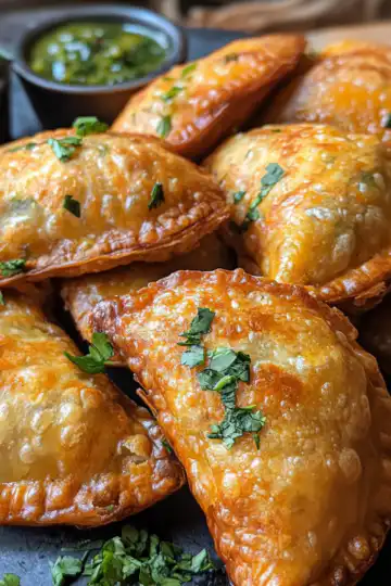 Spiced Samosa Patties taken with iphone 15 pro max --iw 2 --ar 4:5 --v 6.1 --raw