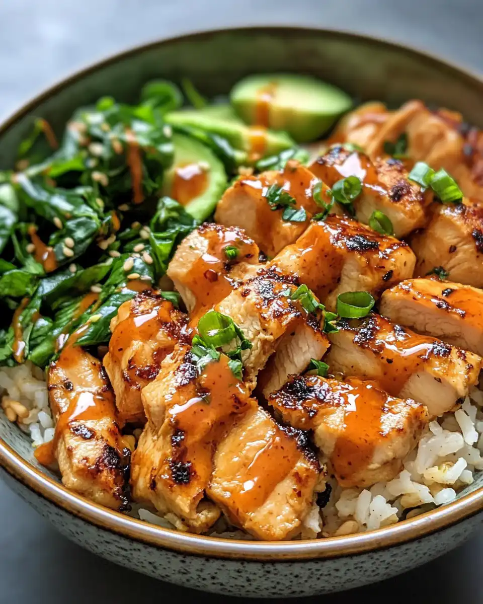 Cooked spicy honey ginger chicken resting on plate to be served