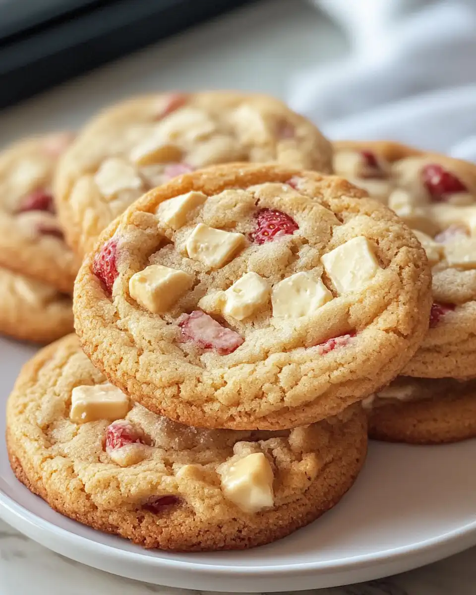 Strawberry cheesecake cookies fresh from the pressure cooker
