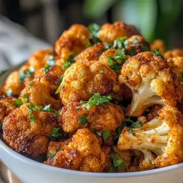Sweet And Spicy Baked Cauliflower Recipe taken with iphone 15 pro max --iw 2 --ar 4:5 --v 6.1 --raw