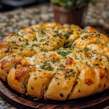 Swirled Garlic Herb And Cheese Bread taken with iphone 15 pro max --iw 2 --ar 4:5 --v 6.1 --raw