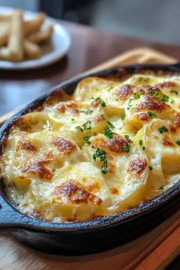 Tartiflette taken with iphone 15 pro max --iw 2 --ar 4:5 --v 6.1 --raw