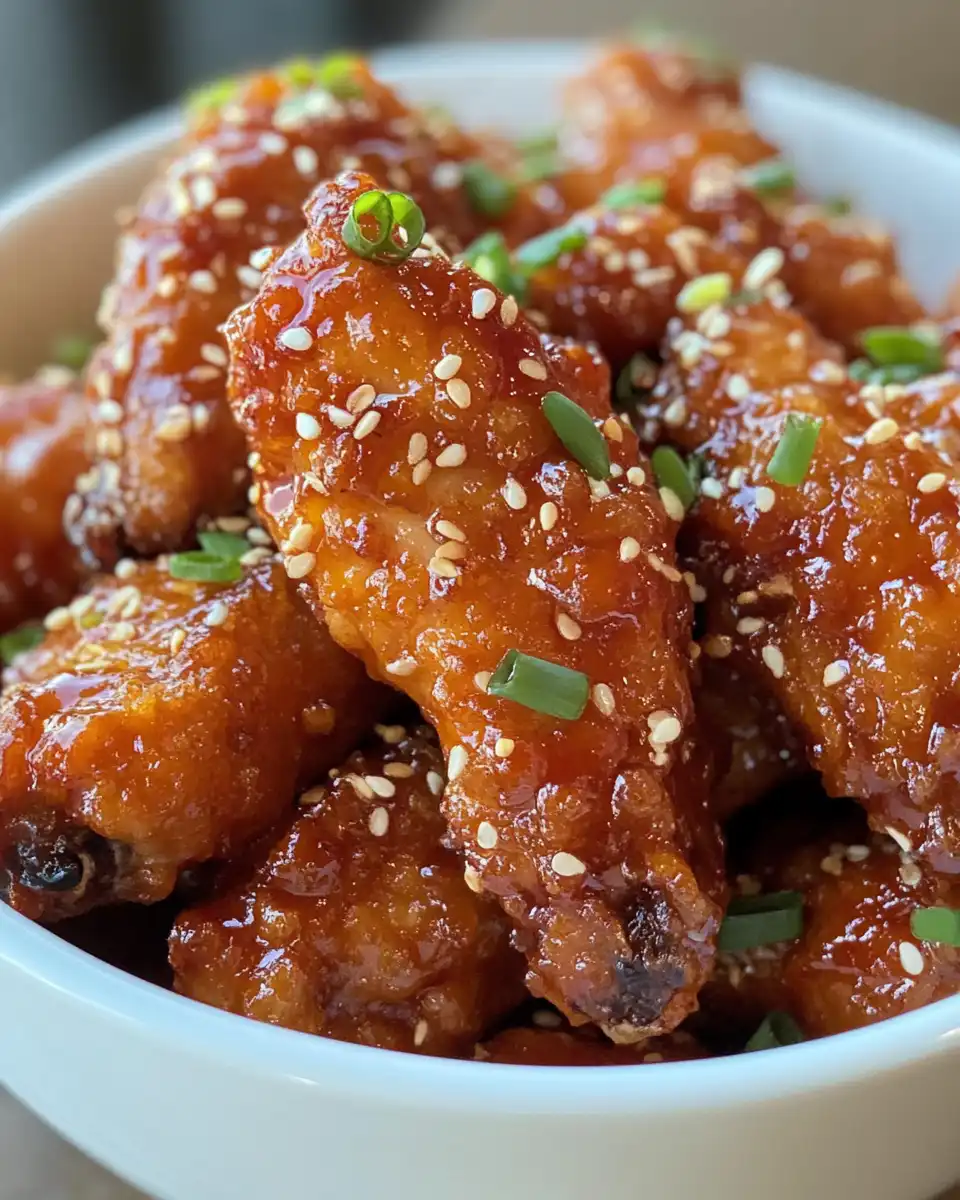 Final Thai sticky chicken fingers served with sticky chili glaze