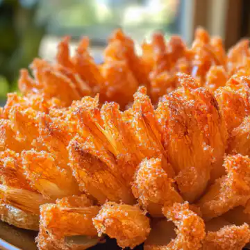 The Best Baked Blooming Onions taken with iphone 15 pro max --iw 2 --ar 4:5 --v 6.1 --raw