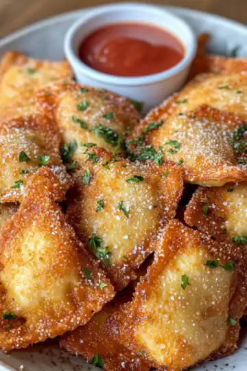 Toasted Ravioli taken with iphone 15 pro max --iw 2 --ar 4:5 --v 6.1 --raw