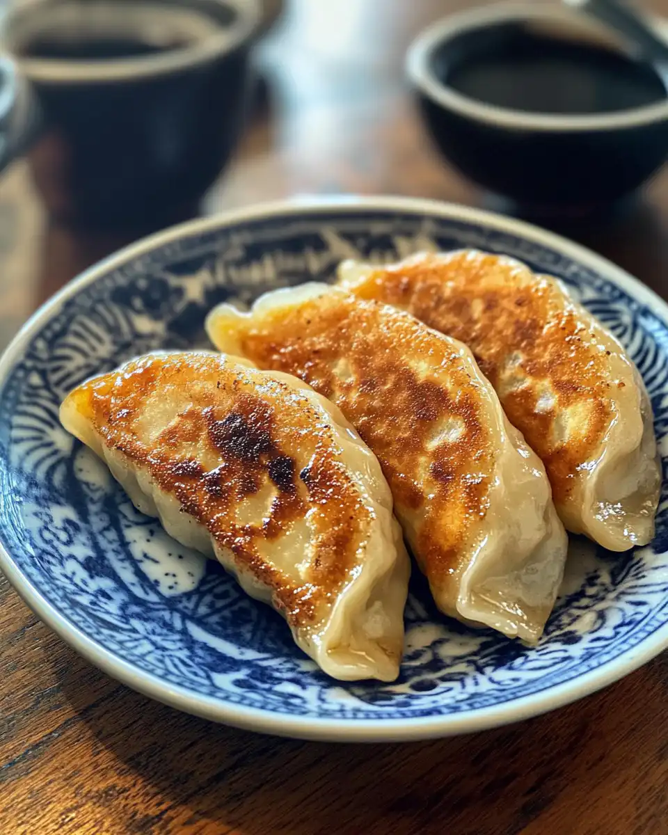 Close up of vegan baked dumplings steaming fresh from the oven