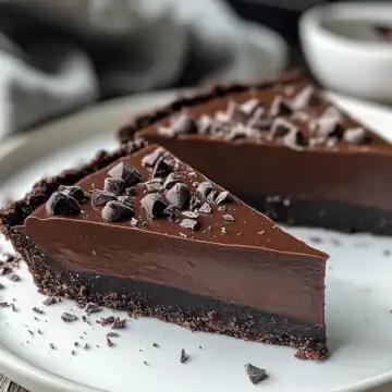 Vegan Chocolate Tart taken with iphone 15 pro max --iw 2 --ar 4:5 --v 6.1 --raw