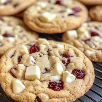 White Chocolate Cranberry Cookies taken with iphone 15 pro max --iw 2 --ar 4:5 --v 6.1 --raw