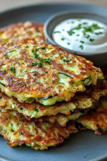 Zucchini Fritters Recipe taken with iphone 15 pro max --iw 2 --ar 4:5 --v 6.1 --raw