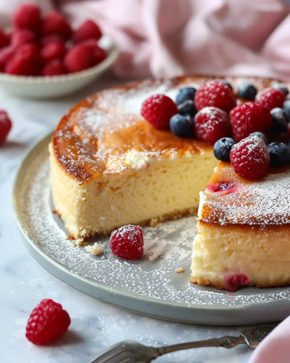 Fluffy light flourless yogurt cake steaming freshly made in pressure cooker