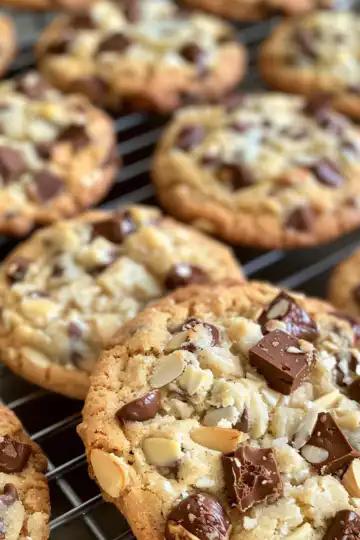 Almond Joy Cookies taken with iphone 15 pro max --iw 2 --ar 4:5 --v 6.0 --raw