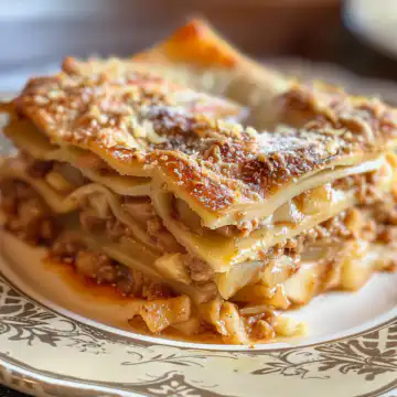 Apple Lasagna Dessert taken with iphone 15 pro max --iw 2 --ar 4:5 --v 6.0 --raw
