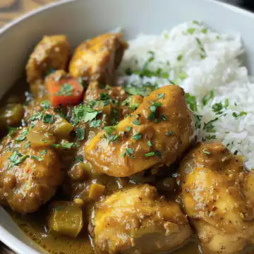 Authentic Jamaican Curry Chicken taken with iphone 15 pro max --iw 2 --ar 4:5 --v 6.0 --raw