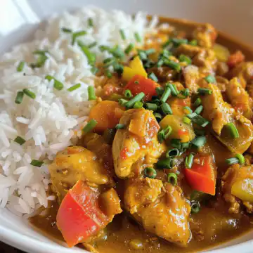 Authetic Jamaican Curry Chicken Easy Recipe taken with iphone 15 pro max --iw 2 --ar 4:5 --v 6.0 --raw