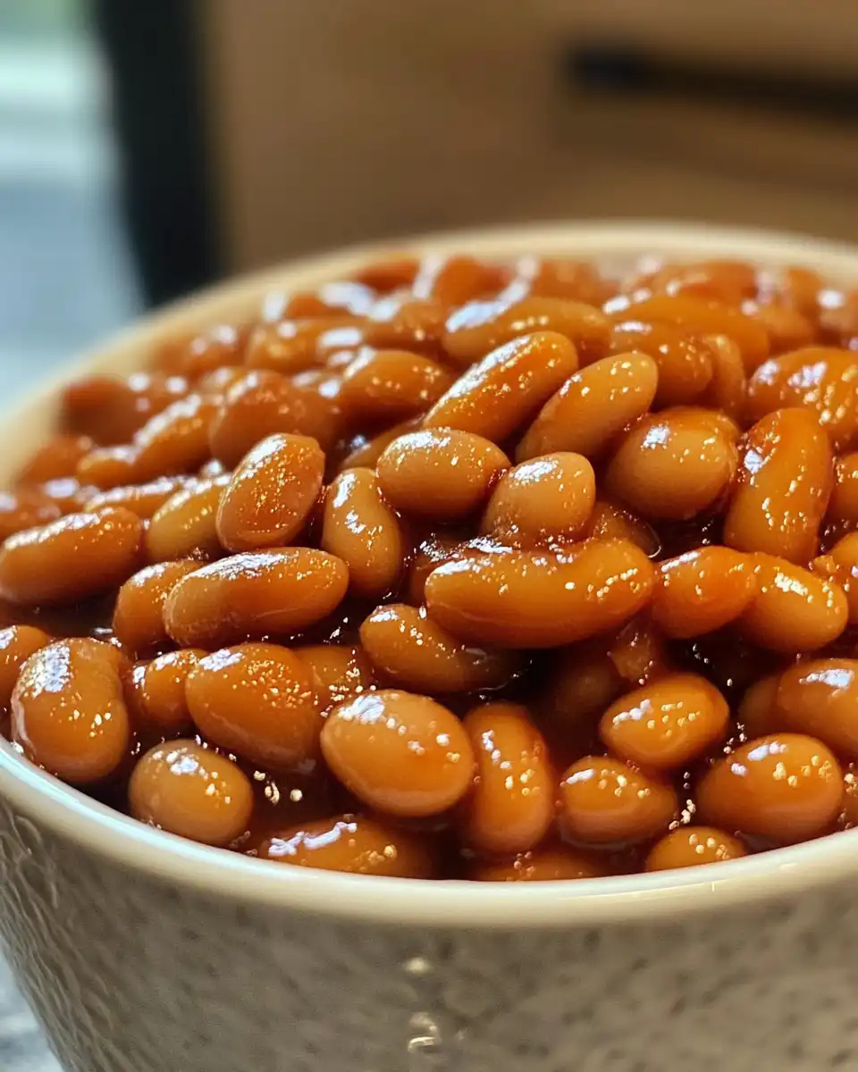 Ingredients preparation for pressure cooker baked beans showing bacon and spices
