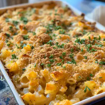 Baked Shipwreck Casserole Recipe taken with iphone 15 pro max --iw 2 --ar 4:5 --v 6.0 --raw