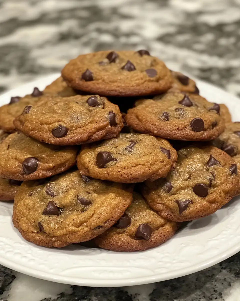 Ingredients for banana bread chocolate chip cookies laid out including brown sugar, oats, and chocolate discs