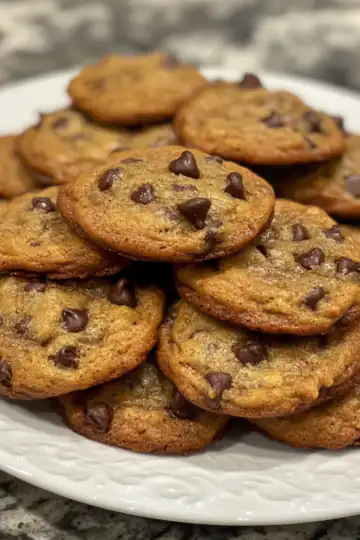 Banana Bread Chocolate Chip Cookies taken with iphone 15 pro max --iw 2 --ar 4:5 --v 6.1 --raw