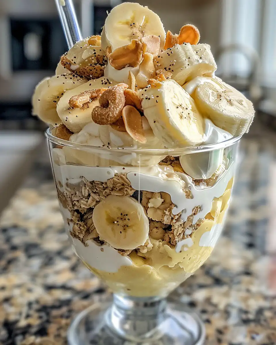 Creamy skinny banana pudding fresh in pressure cooker