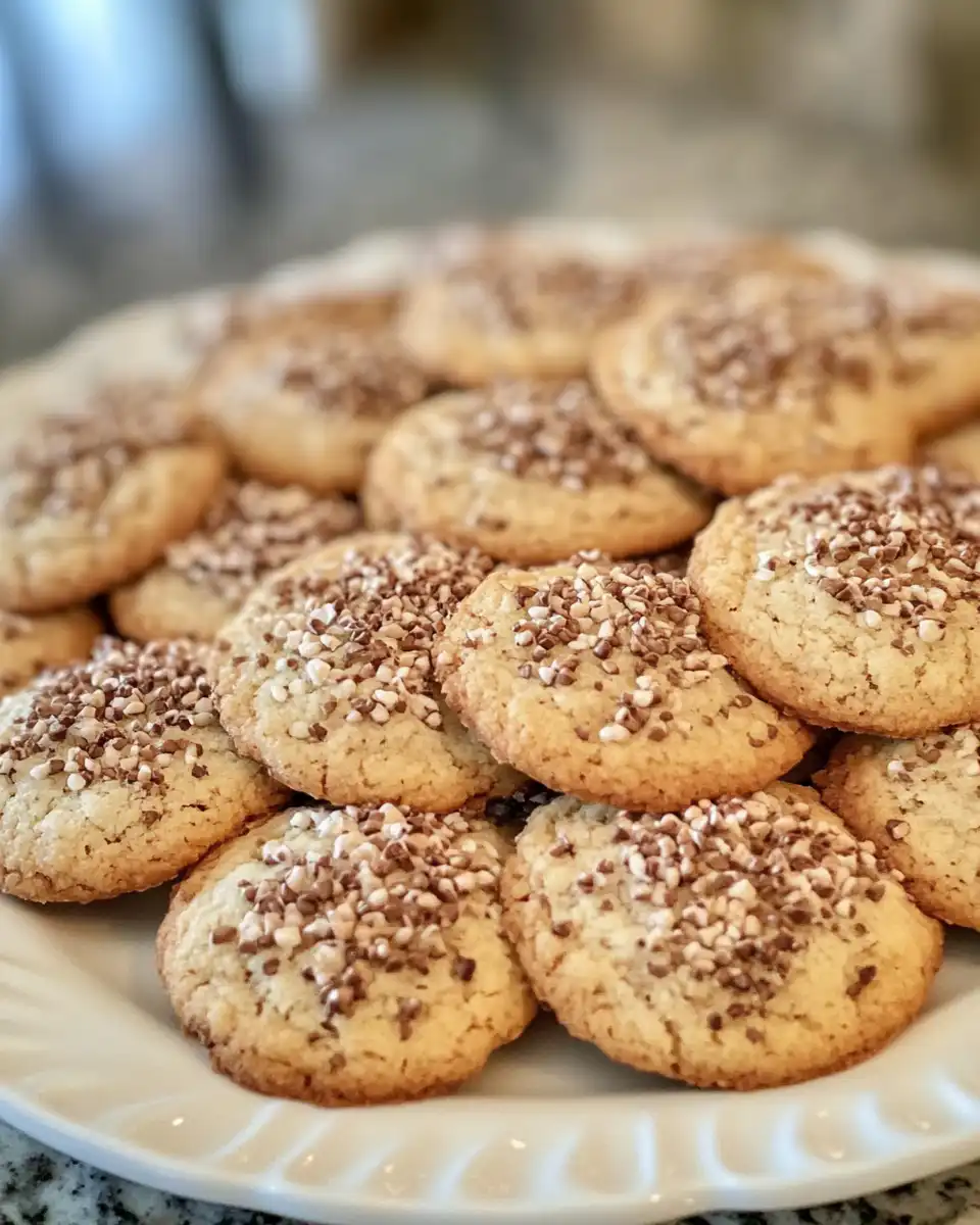 Finished Bird’s Nest Cookies ready to serve