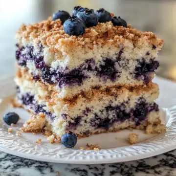 Blueberry Coffee Cake taken with iphone 15 pro max --iw 2 --ar 4:5 --v 6.1 --raw