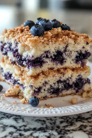 Blueberry Coffee Cake taken with iphone 15 pro max --iw 2 --ar 4:5 --v 6.1 --raw