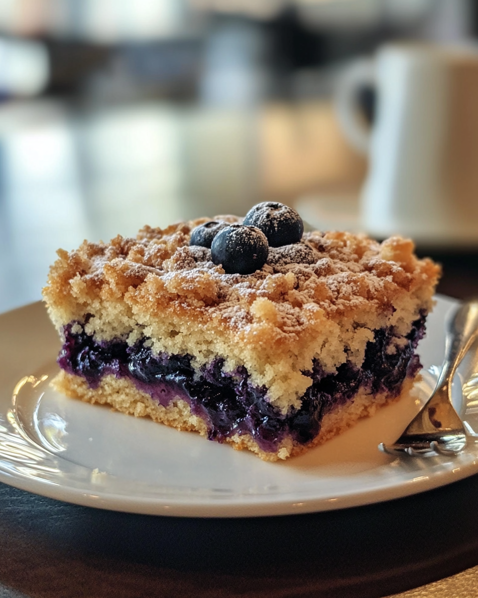 Blueberry Coffee Cake - My Coffee Has Butter
